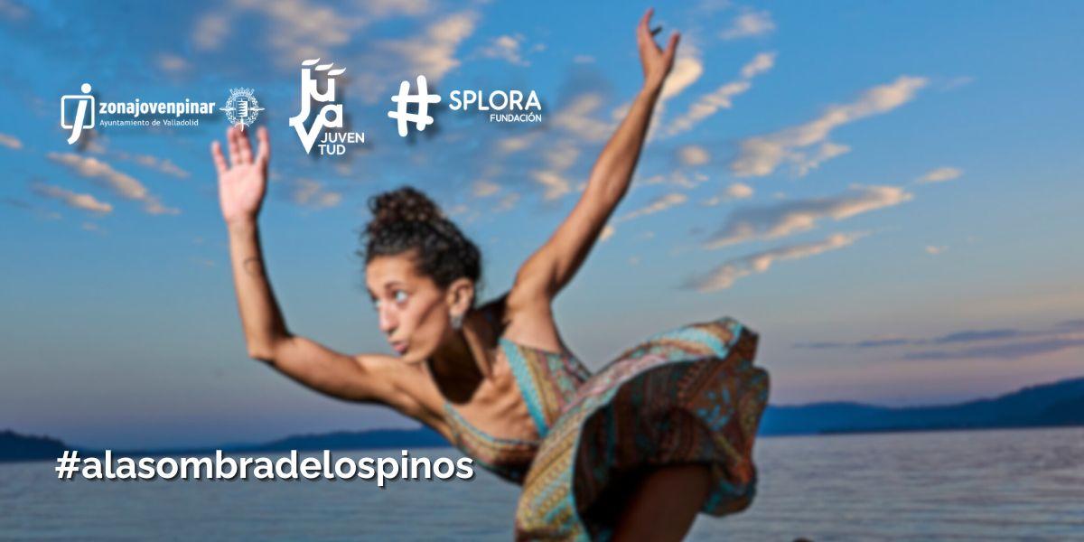 Danza en la naturaleza - actividad en zona joven pinar - proyecto spacio 3.14 de Fundación Splora - Pinar de Antequera - Valladolid